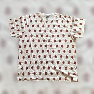 Marvel x Jason Polan Spider-Man Allover Print Men's Tee XXL NWOT